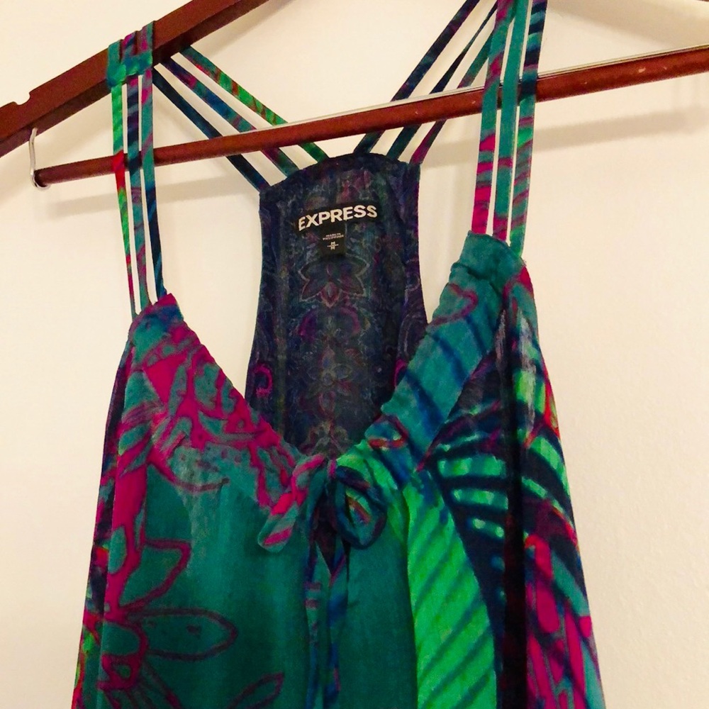 Express, Medium, multi-color tank top